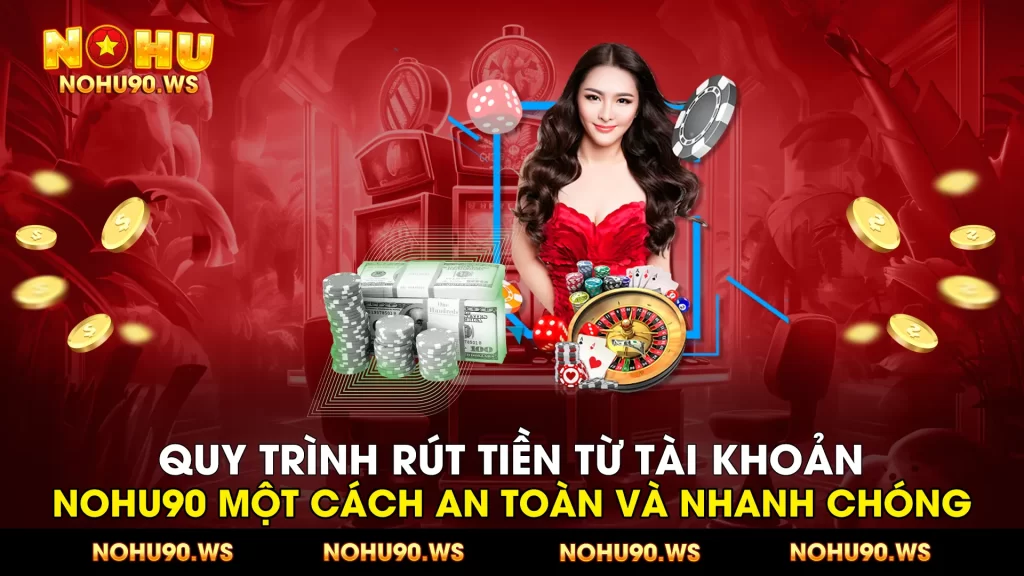 Quy trinh Rut tien tu tai khoan Nohu90 mot cach an toan va nhanh chong